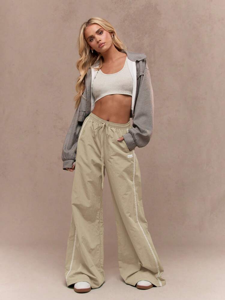 フィットネスボトムス Ganni Ivory cotton blend joggers Ganni Track pants and sweatpants for Women | Online Sale up