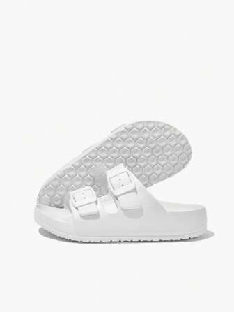 JNSQ Cute Beige EVA Children Slippers, Lightweight & Comfortable, Non-Slip For Indoor & Outdoor Use, Suitable For Big Kids Boys & Girls