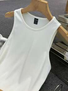 SHEIN EZwear 3pcs/Set Women Crew Neck Sleeveless Bodycon Casual Bodysuit Set, Suitable For Summer Suitable For Going Out - Multicolor - View 5