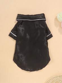 PETSIN Black Casual & Stylish Pet Clothes, Breathable & Soft, Suitable For Summer, Popular In Europe And America