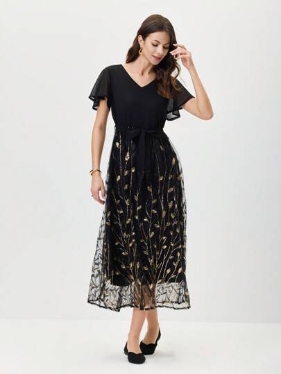 Miaspire 女士简约时尚休闲日常连衣裙