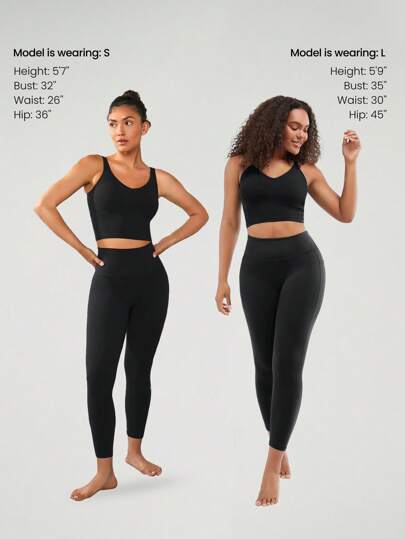 GLOWMODE FeatherFit™ Back Cropped Active Tank Top Low Impact Yoga Fall view 8