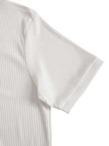 Manfinity Homme Herren lässiges, vielseitiges Poloshirt mit einfarbiger Kurzarm - Weiss - Übersicht 4