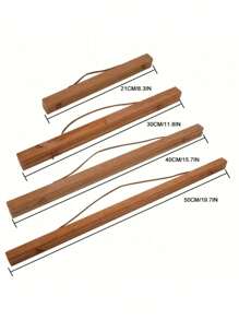 1 件磁性木质衣架 DIY，柚木胡桃木松木适用于海报照片卷轴画框帆布印刷画，艺术品磁铁框架墙壁艺术家居装饰