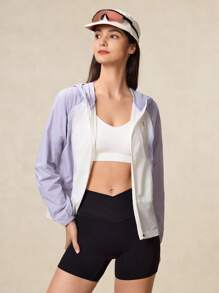 OutZeal FeatherLight 女款防水防晒可打包夹克，抽绳腰带，防雨，带侧袋，探索户外徒步 - 彩色 - 查看 9