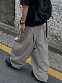 DAZY Men's Casual Plain Gray Loose Fit Jeans, Spring - Grey - View 6