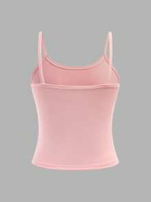 SHEIN Girlism 2pcs/Set Teen Girl Simple Comfortable Soft Skinny Camisole Bras