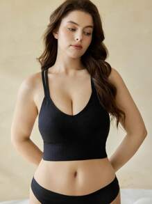 Ocili 3 pezzi/confezione Reggiseni senza cuciture incrociati - Reggiseni comodi e senza fili per taglie forti - Multicolore - Visualizzare 6