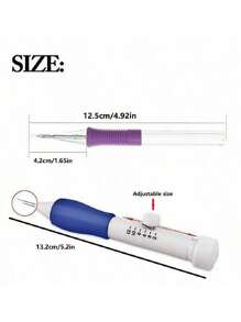 DIY Punch Needle Kit Full Set, Embroidery Pen, Thread, Craft Tool For Fabric Sewing, Beginner-Friendly Poke Needle Art Supplies,Theme Gift