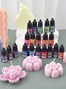 5ml 20 Colors Candle Dye Suitable For Silicone Mold DIY Handmade Scented Candles Soap Dye Soy Wax Colorant