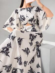 Heiryn Women's Long Dress, Minimalist & Stylish Design, Suitable For Summer - Multicolor - View 4