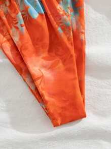 SHEIN Swim Springbreak 2 Pieces Sexy Shell Pendant Cami Top And Thong Bikini Set, Perfect For Summer Vacation - Multicolor - View 5