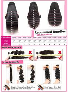 3pcs Body Wave Human Hair Bundles Virgin Hair Extension 3 Bundles Real Double Weft Hair Weave Cheap Hair Daily Use Natural Black Color - Natural Black - View 7