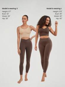 GLOWMODE FeatherFit™ U Back Cropped Active Tank Top Low Impact Yoga Daily
