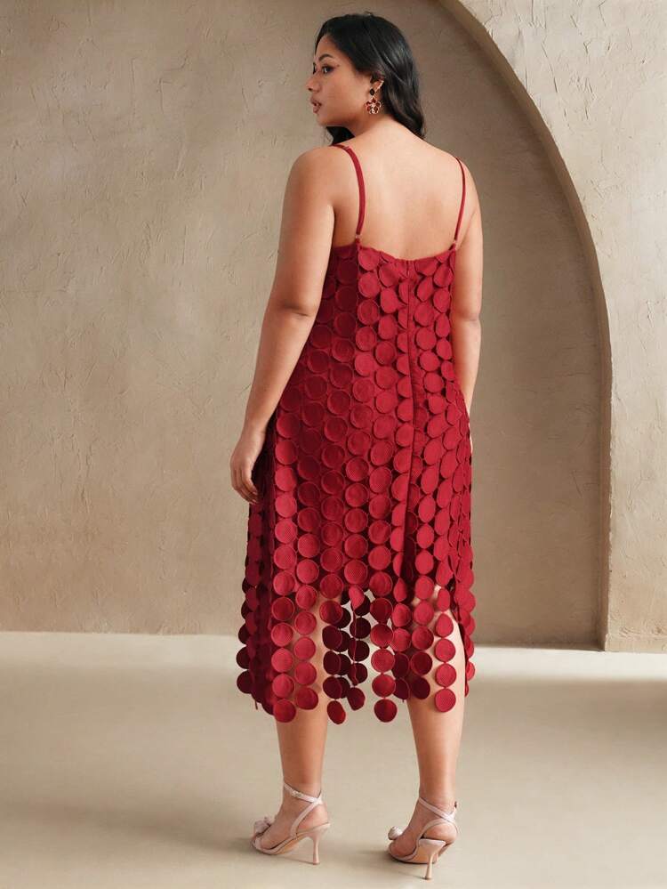 Women's Elegant Sleeveless Circle Dress, Suitable For Festival, Vacation, Holiday, Party