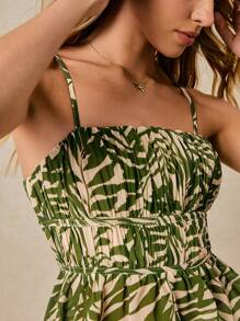 Poéselle 女士时尚无袖吊带背心，适合夏季 - 綠色 - 查看 6