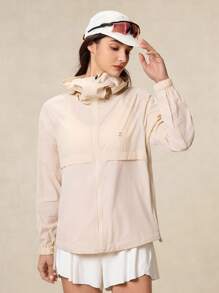 OutZeal LightWeight UPF50+ 冷却轻便防晒连帽夹克（女款，带口罩）