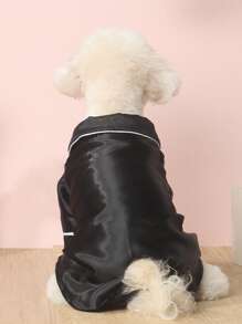 PETSIN Black Casual & Stylish Pet Clothes, Breathable & Soft, Suitable For Summer, Popular In Europe And America