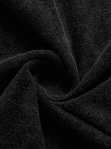 ROMWE MEN Street Life Men's Anime Distressed Character & Letter Print Hem Ripped Tank Top - Black - View 4