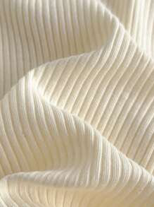 Loomiva 5 件套女婴新生儿柔软针织太阳图案开衫、松紧腰裤、围兜、襁褓毯和帽子 - 彩色 - 查看 6