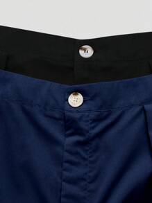 Franclia Bộ quần short xếp ly nhiều màu cỡ lớn cho nữ, thường ngày và đi làm - Nhiều màu - Xem 5
