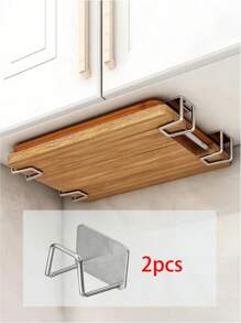 1/2/3/4/8/12 件银色不锈钢厨房收纳架自粘式沥水架适用于水槽入口客厅浴室家居必需品