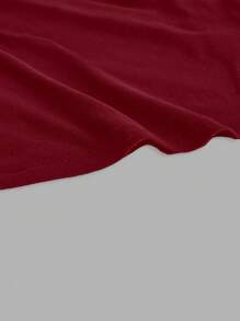 SHEIN EZwear Áo hai dây gợi cảm màu đỏ tía thường ngày dành cho nữ, phù hợp cho mùa hè - Nhiều màu - Xem 4