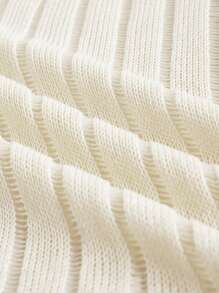 AKNOTIC Party Suéter informal holgado de punto para hombre, adecuado para el verano - Albaricoque - Ver 5