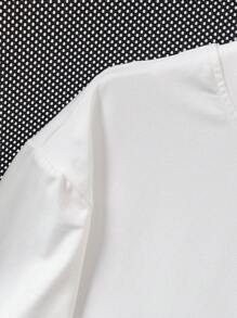 Manfinity Homme Áo thun nam cổ tròn tay ngắn in hình máy bay thường ngày, mùa hè - trắng - Xem 5