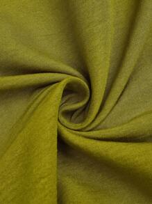 SHEIN LUNE 大码女式纯色休闲裤，夏季时尚