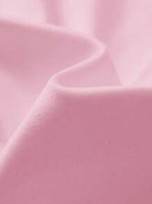 SHEIN EZwear 3件套女士休闲圆领长袖修身T恤套装，黑色，浅蓝色，浅粉色，适合春夏季 - 彩色 - 查看 12