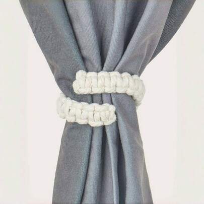 SHEIN 1 件/2 件/4 件绳编扭结窗帘夹