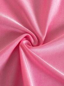 PAVTROS Manfinity Streetrush Men's Elastic Waist Zipper Placket Loose Casual Shorts, Pink Shorts Men, Pink Men Shorts - Pink - View 5