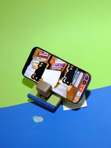 Zazumi 1 Stück süßer Handyständer für alle Handy, Cartoon-Tier Handyhalter, tragbarer Schreibtisch Handyhalter, Schreibtischdekoration