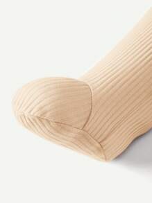 Cozy Pixies 4 件套新生女婴针织柔软圆领长袖连体衣、肚兜裤、帽子和襁褓毯