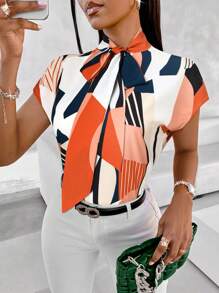 SOLERSUN 女士短袖时尚夏季衬衫