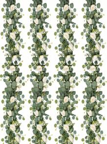 1/2pcs, 70in/5.9ft Artificial Eucalyptus Wreath, Plastic Eucalyptus Leaves Garland, For Spring DIY Front Door Wreath, Room Decor, Office Party Decor, Holiday Home Decoration Valentine DAY, Valentines Wedding, Birthday - Green - View 9