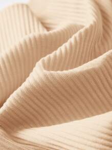 Cozy Pixies 4 件套新生女婴针织柔软圆领长袖连体衣、肚兜裤、帽子和襁褓毯