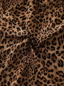 SHEIN VCAY Plus Size Vacation Off-Shoulder Dress With A Leopard Dress, Mother's Day Gift, Easter Clothes, Vacation Outfits Women, Concert Outfit Women, Graduation Dresses For Women,Summer Outfits For Women Women Short Dresses Summer Women Summer Clothing,Sun Dresses For Women
