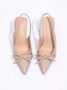 CUCCOO CHICEST 女士蝴蝶装饰洛丽塔高跟鞋，带踝带，酒红色，适合工作