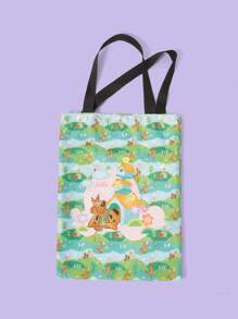 SCOOBY-DOO X SHEIN Cartoon Dog Pattern Versatile Portable Cute Tote Bag For Women - Multicolor - View 6