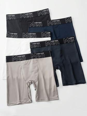 Snug Zone 5st Set Herr Letter Print Kontrastfärgad Trosa