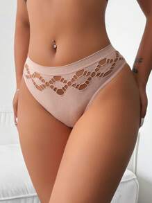 SHEIN Set de 6 tangas sin costuras para mujer, de moda para el verano