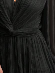 MOTF Soiréza TWIST TIERED LAYER COCKTAIL DRESS - Black - View 2