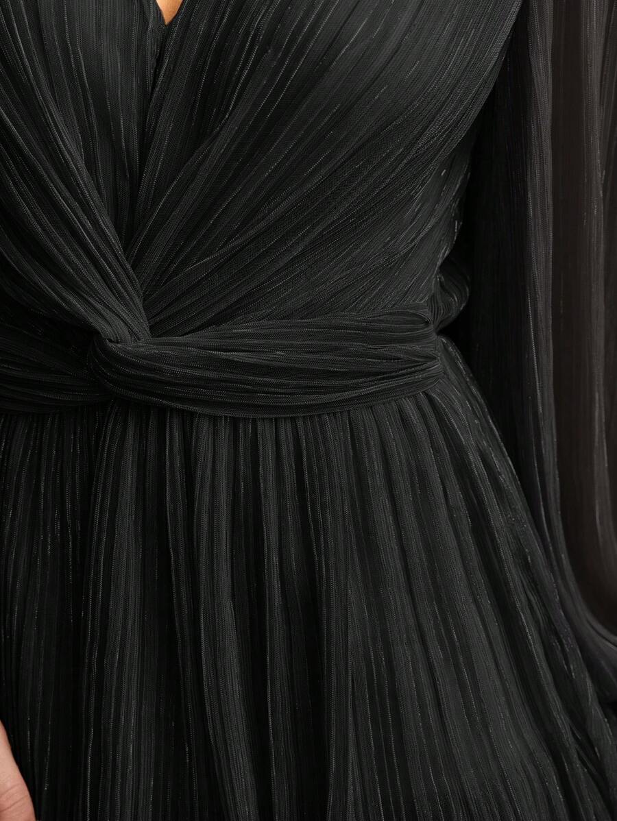 MOTF Soiréza TWIST TIERED LAYER COCKTAIL DRESS - Black - View 2