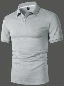 Manfinity Homme 男士纯色短袖休闲工作/通勤 Polo 衫