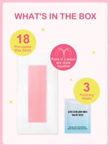 Strisce depilatorie per il viso alla rosa di SlowSunday