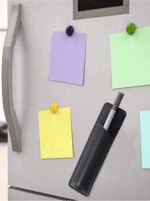 Blocs de notas para lista de la compra con diseño divertido, blocs magnéticos para refrigerador con 1 pieza de soporte para bolígrafo, bolsa magnética para marcadores - Para listas de compras y pendientes (sin bolígrafo)