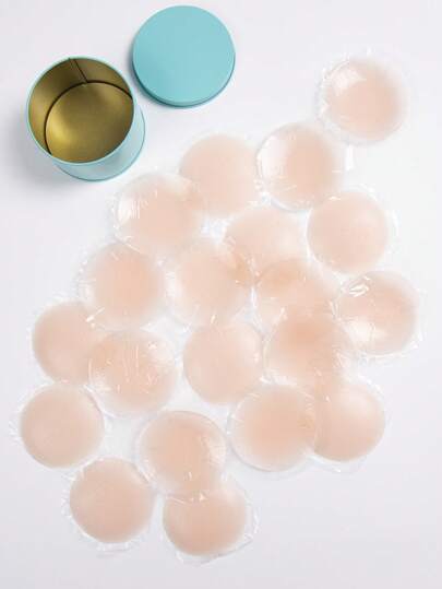 SHEIN 10 Pairs Simple & Practical Multipurpose Silicone Nipple Covers