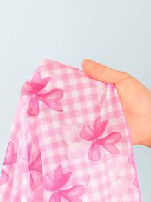 SHEIN 3pcs/Set Young Girls Camisole Bikini Set, Printed - Multicolor - View 6